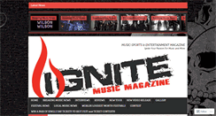 Desktop Screenshot of ignitemusicmag.com